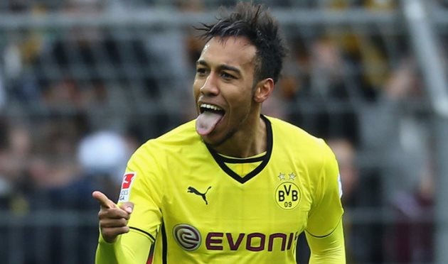 Габала - Боруссия Д 0:3. Обамеянг (хет-трик).