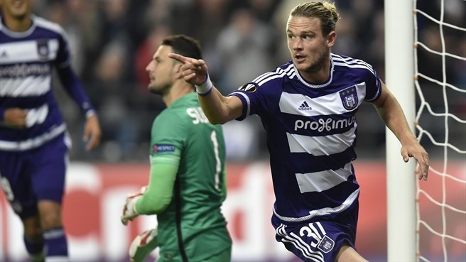 Андерлехт - Тоттенхэм 1:1. Жийе