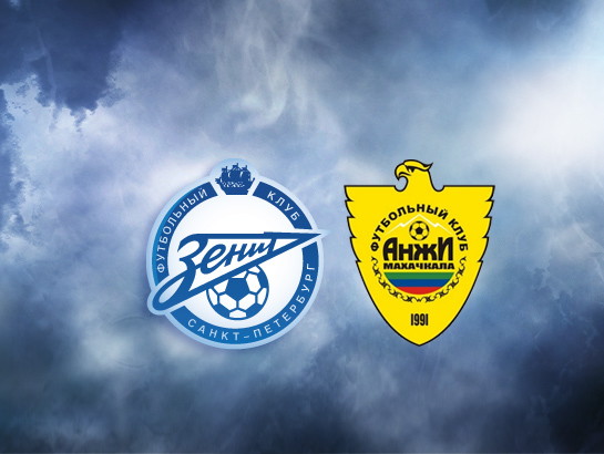 Зенит - Анжи. Обзор матча