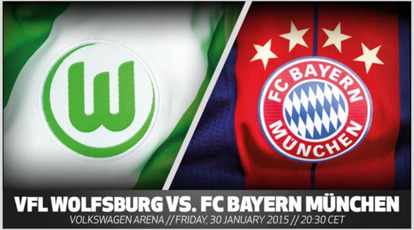 Вольфсбург - Бавария. Обзор матча