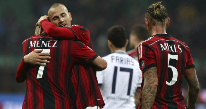 Милан - Кьево 1:0. Антонелли