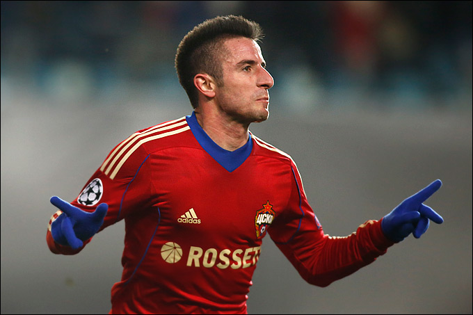 ЦСКА - Уфа 2:0. Тошич